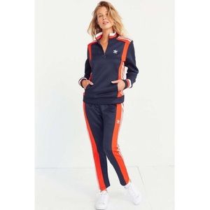 Red and Navy Women’s Adidas Tracksuit